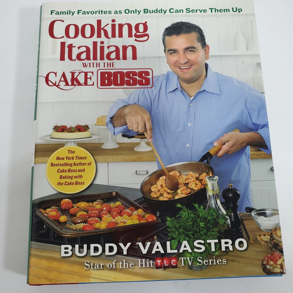 Buddy Valastro Cooking Italian with Cake Boss Cookbook OS Multi Good Hardcover